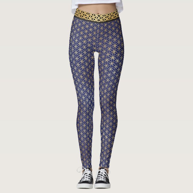 Fleur de la vie Leggings (Devant)