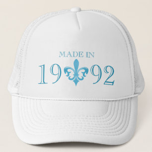 Fleur de lis âge authentique réalisé en casquette