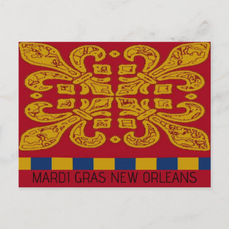 Fleur De Lis, ajouter du texte, Carte postale