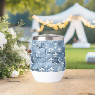 Fleur de Lis - Bleu Vintage