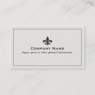 Fleur De Lis Carte de visite