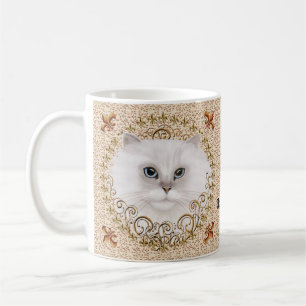Fleur De Lis Chat Mug Perse