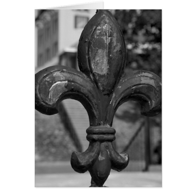 Fleur de lis en fer forgé (Devant)