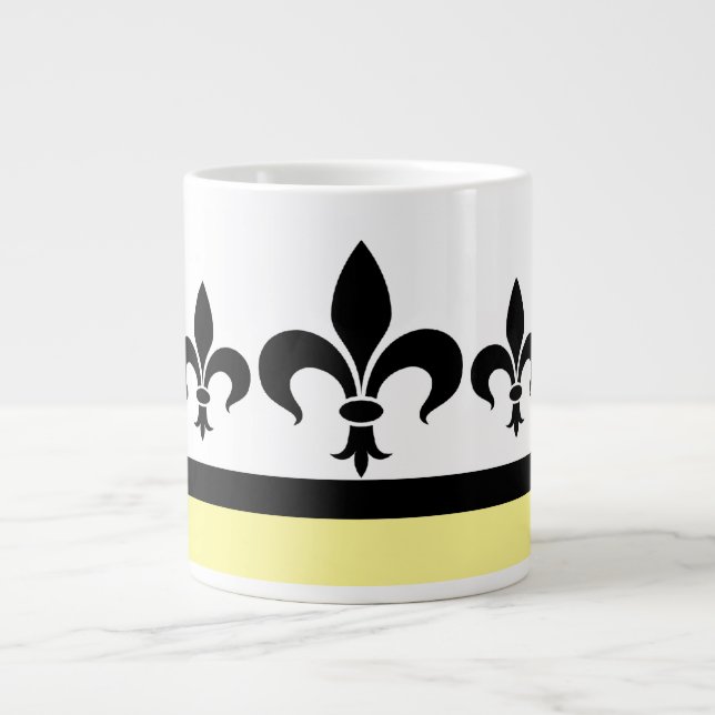 Fleur De Lis Jumbo Mug (Devant)