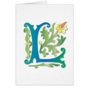Fleur de lis L Monogramme