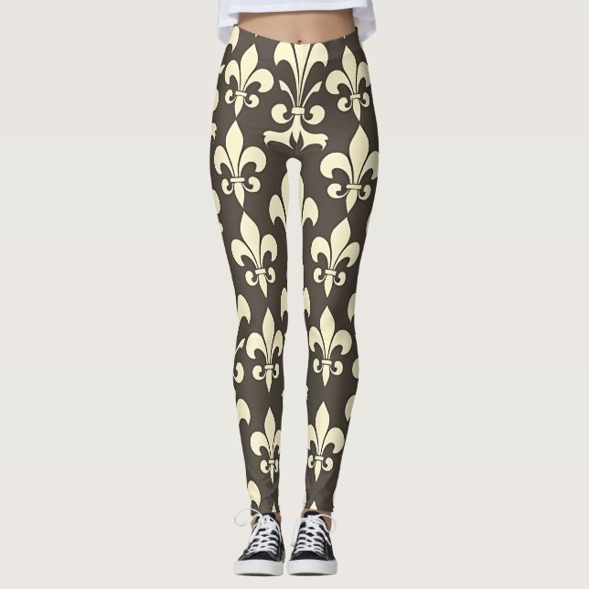 Fleur de Lis Leggings (Devant)