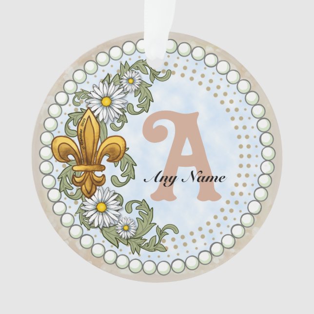 Fleur De Lis Monogramme  (devant)