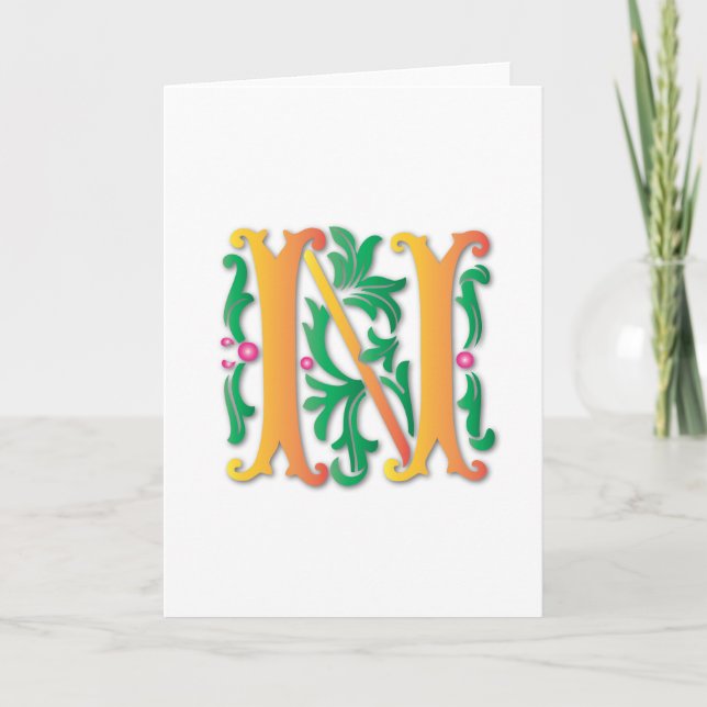 Fleur de lis N Monogramme (Devant)