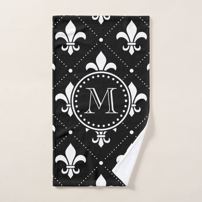Fleur De Lis Pattern (Serviette à main)