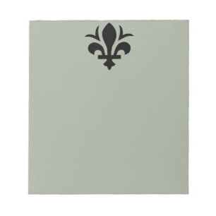 Fleur-De-Lis sur le bloc-notes