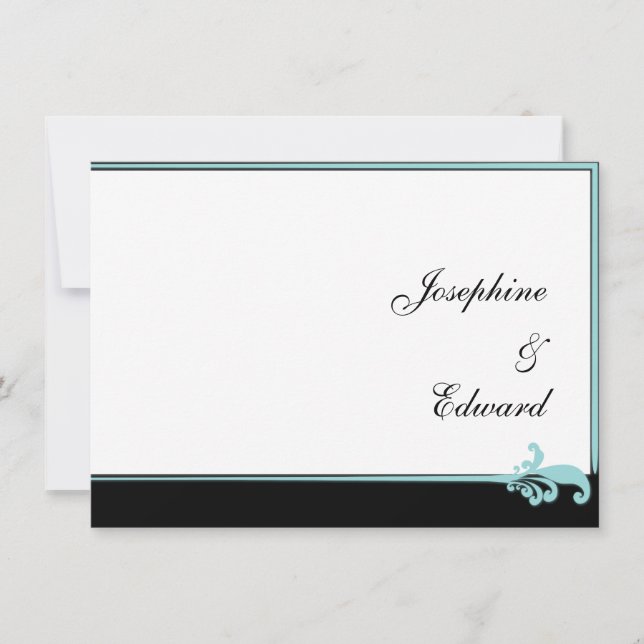 Fleur de lis Turquoise (Devant)
