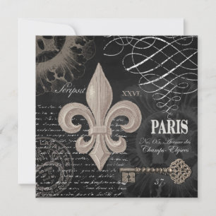 fleur de lis vintage