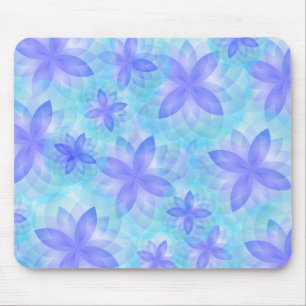 Fleur de lotus abstraite de tapis de souris