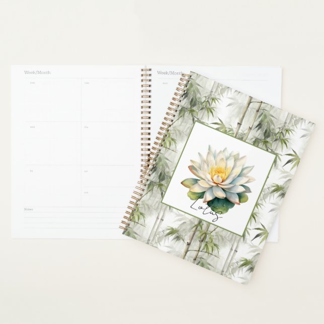 Fleur de Lotus Bambou   (Devant avec enveloppe)