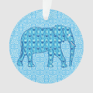 Fleur de lotus éléphant - turquoise