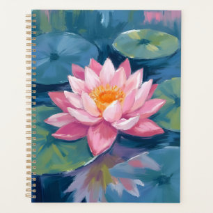 Fleur de Lotus Plateau de Nénuphar Aquarelle