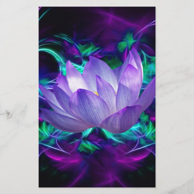 Fleur de lotus pourpre et sa signification (Devant)