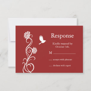 Fleur de Lotus RSVP (rouge)