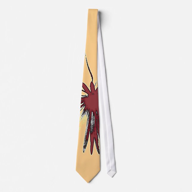 Fleur de marguerite Beaux-arts  2 cravate (Devant)