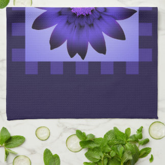 Fleur de marguerite violet #2 Serviette de cuisine