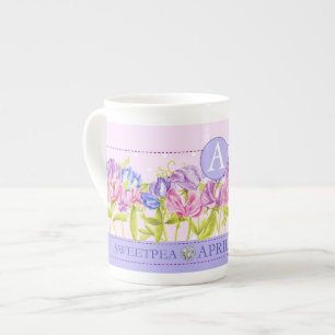 Fleur de naissance et Gem April Bone China Mug