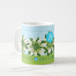 Fleur de naissance et Gem Décembre Mug classique