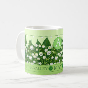 Fleur de naissance et Gem mai Mug classique