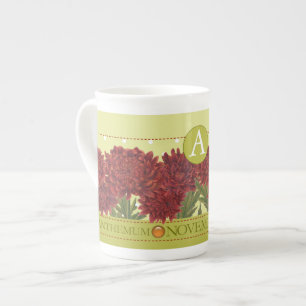 Fleur de naissance et Gem novembre Bone China Mug