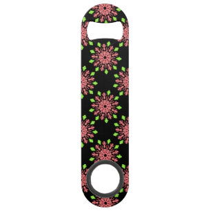 Fleur de néon rouge et vert