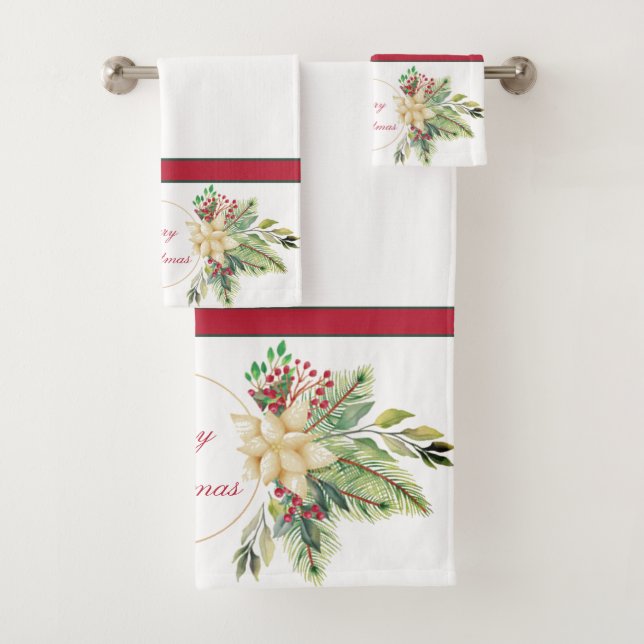 Fleur de Noël vintage  (En situation)