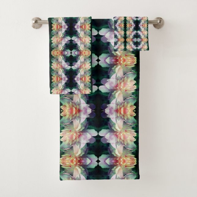 Fleur de pivoine rose Abstraite (En situation)