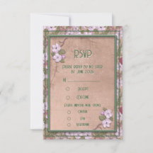 Fleur de pommier - Carte RSVP