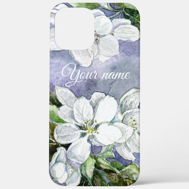 Fleur de pommier Fleur de pommier Coque iPhone Cas (Verso)