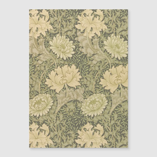 Fleur de Sauge Chrysanthème de William Morris (Devant)