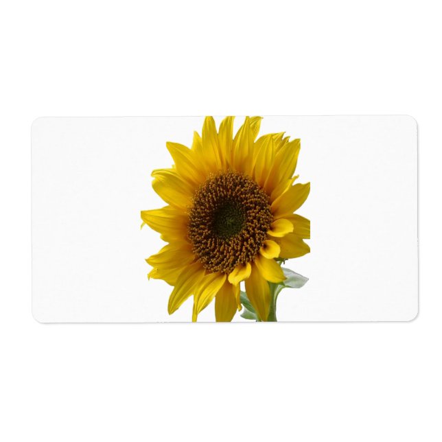 Fleur de soleil Étiquette (Devant)