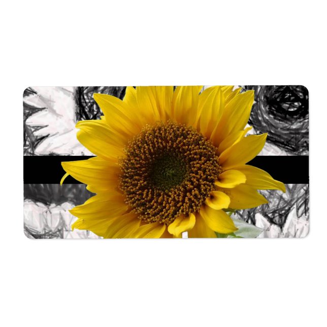 Fleur de soleil Étiquette (Devant)