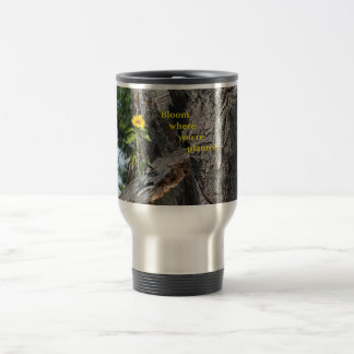 Fleur de tasse de voyage… où vous êtes plantés