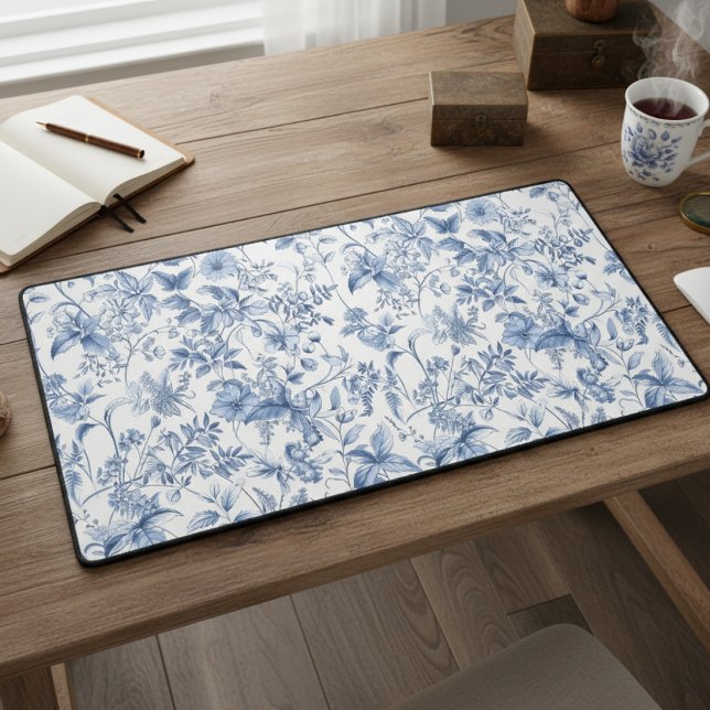 Fleur de Toile Bleue Élégante Vintage (Créateur téléchargé)