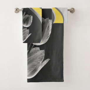 Fleur de tulipes gris et jaune 2021 couleurs