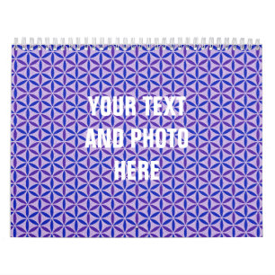 Fleur de vie du calendrier - motif de timbre - BG