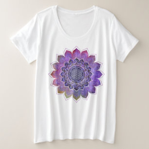 Fleur de Vie - Galaxie de Style Vintage Espace 1