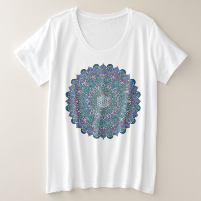 Fleur De Vie - Mandala India Style 1 (Design devant)