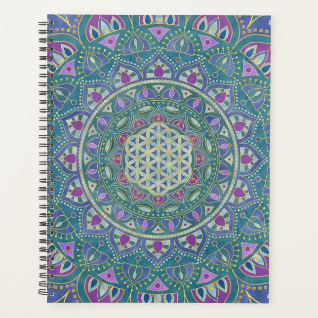 Fleur de Vie - Mandala Style Inde 1 (Devant)