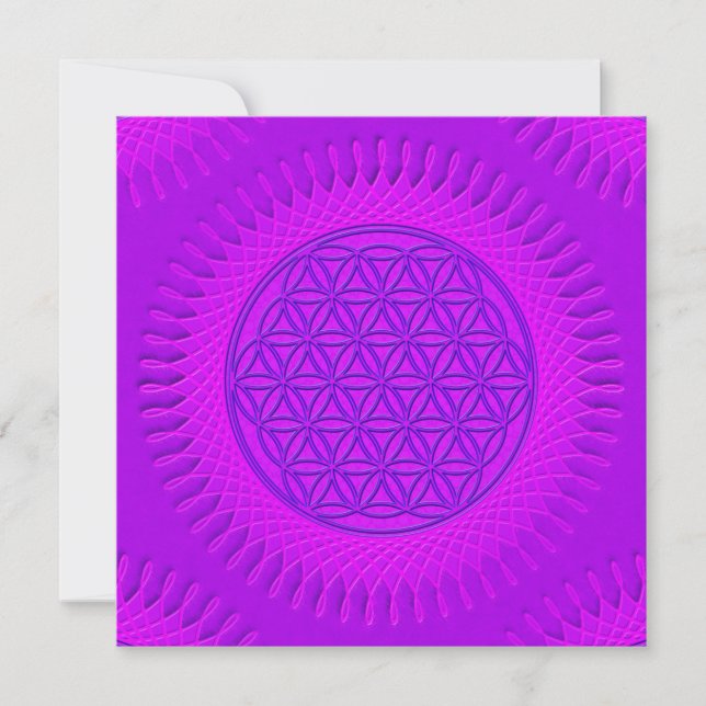 Fleur de vie - soleil - motif continu 3 (Devant)