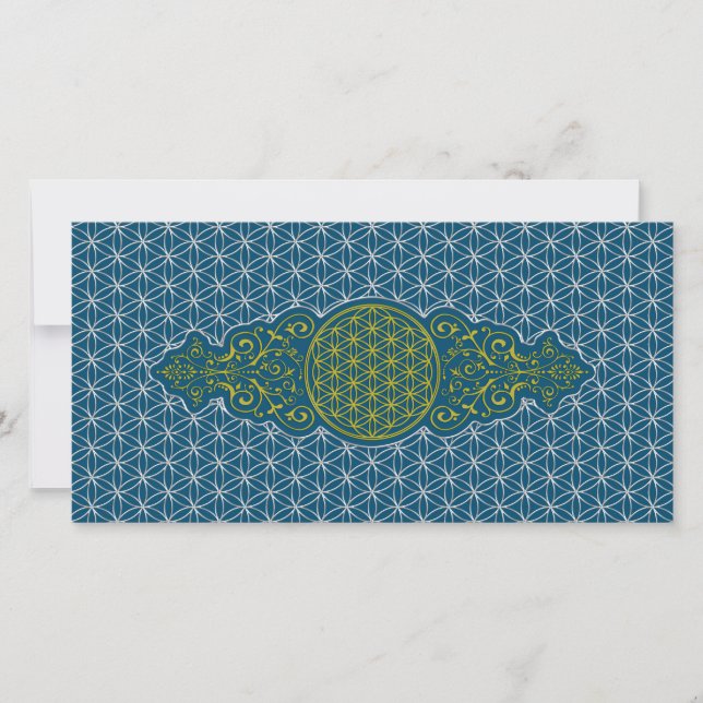 Fleur de vie - vintage XI timbre motif (Devant)