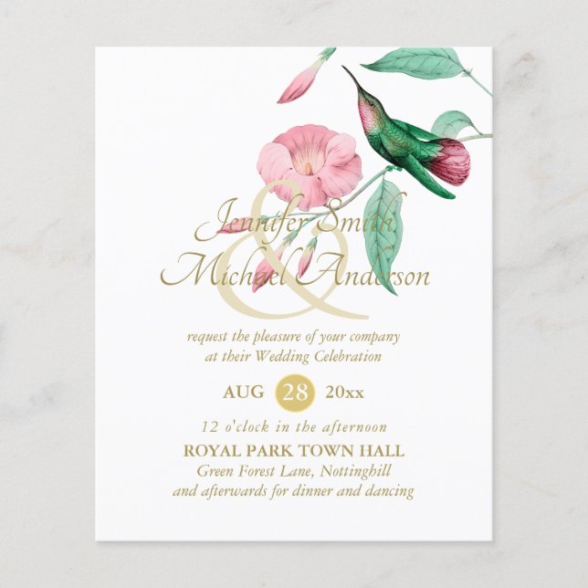 Fleur de vigne florale à la menthe rose à la menth (Devant)