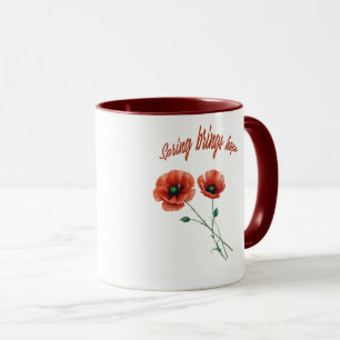 "Fleur d'espoir - Mug de fleurs du printemps"
