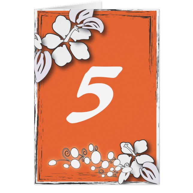 fleur d'hibiscus Plage tropicale Mariage Hawaiian (Devant)