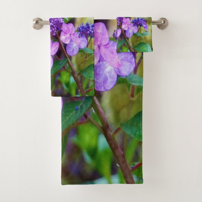 Fleur d'hortensia Purple Twist and Shout (En situation)