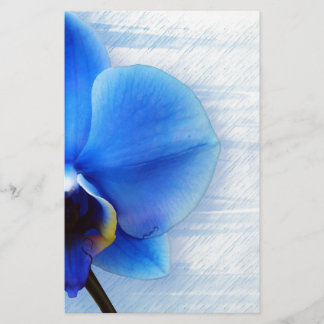 Fleur d'orchidée Bleu Amour Paix Destin Cadeau